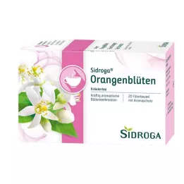 SIDROGA Portakal çiçeği çayı filtre torbası, 20X1,2 g