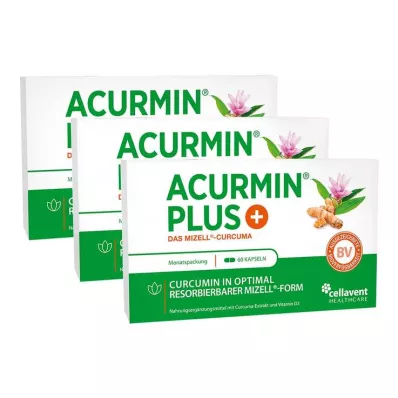 Acurmin Plus Micellar Zerdeçal Yumuşak Kapsüller, 180 adet