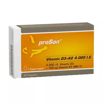 PROSAN Vitamin D3+K2 4.000 I.U. Kapsül, 30 Kapsül