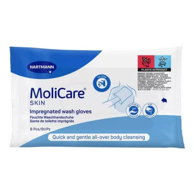Molicare Cilt yıkama eldiveni, 8 adet Molicare Cilt yıkama eldiveni, 8 adet
