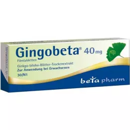 Gingobeta 40 mg film kaplı tablet, 30 adet