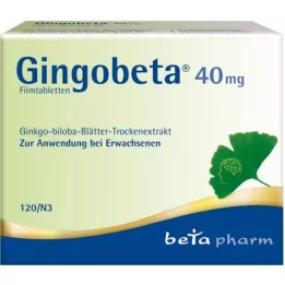 Gingobeta 40 mg film kaplı tablet, 120 adet