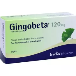 GINGOBETA 120 mg film kaplı tabletler, 30 adet