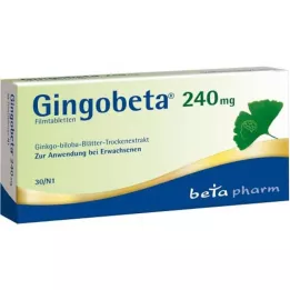 Gingobeta 240 mg film kaplı tablet, 30 adet