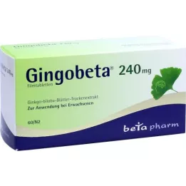 GINGOBETA 240 mg film kaplı tablet, 60 adet