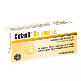 CEFAVIT D3 1.000 I.U. film kaplı tablet, 100 adet