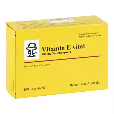 E Vitamini hayati 400 mg Rennersche Apotheke Softk.(100 adet)