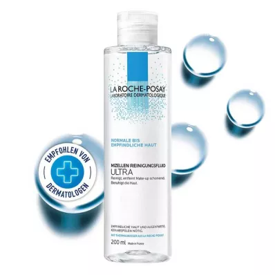 La Roche-Posay Micellar Temizleme Sıvısı Ultra hassas ciltler için, 200 ml La Roche-Posay Micellar Temizleme Sıvısı Ultra hassas ciltler için, 200 ml