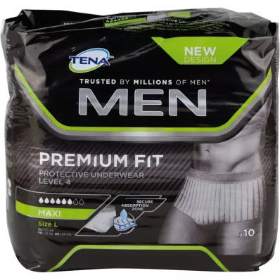 TENA MEN Level 4 Premium Fit Prot.İç Çamaşırı L, 10 adet