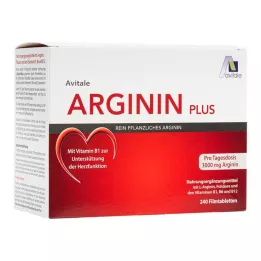 ARGININ PLUS Vitamin B1+B6+B12+folik asit film kaplı tabletler, 240 adet