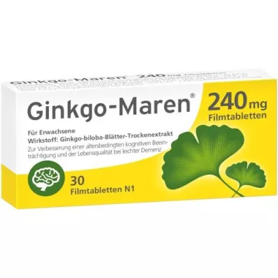GINKGO-MAREN 240 mg film kaplı tablet, 30 adet
