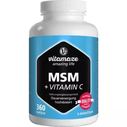 MSM HOCHDOSIERT+C Vitamini Kapsülleri, 360 Kapsül
