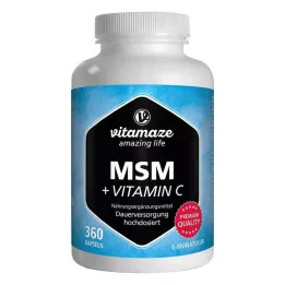 MSM HOCHDOSIERT+C Vitamini Kapsülleri, 360 Kapsül