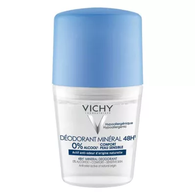 VICHY DEO Roll-on Mineral 48h alüminyumsuz, 50 ml