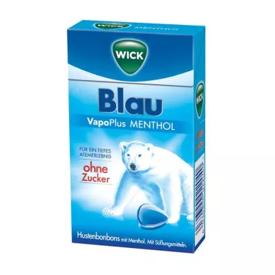 WICK BLAU Şekersiz mentollü tatlılar Clickbox, 46 g