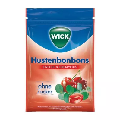 WICK Yabani kiraz &amp; Şekersiz okaliptüs tatlısı Btl, 72 g