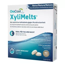 ORACOAT XyliMelts nanesiz yapışkan tabletler, 40 adet