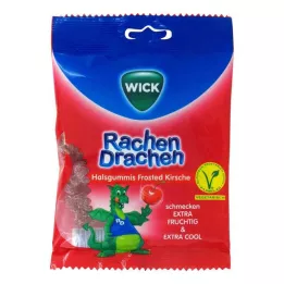 WICK RachenDrachen boğaz sakızı kirazı, 75 g