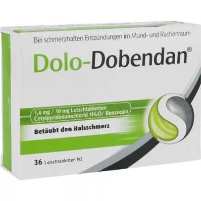 DOLO-DOBENDAN 1,4 mg/10 mg pastil, 36 adet