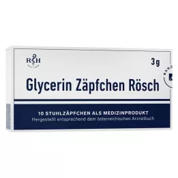 GLYCERIN ZÄPFCHEN Kabızlığa karşı Rösch 3 g, 10 adet