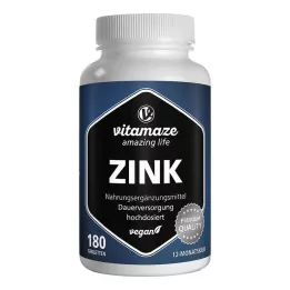 ZINK 25 mg yüksek doz vegan tablet, 180 adet