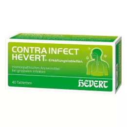 CONTRAINFECT Hevert soğuk tabletler, 40 adet