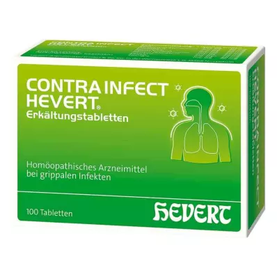 CONTRAINFECT Hevert soğuk tabletler, 100 adet CONTRAINFECT Hevert soğuk tabletler, 100 adet