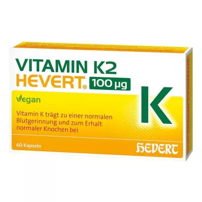 VITAMIN K2 HEVERT 100 μg kapsül, 60 adet