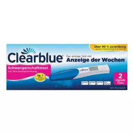 CLEARBLUE Gebelik testi w.hafta belirleme, 2 adet