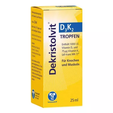 DEKRISTOLVIT D3K2 damla, 25 ml
