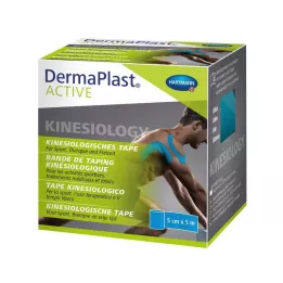 DERMAPLAST Aktif Kinesiyoloji Bandı 5 cmx5 m mavi, 1 adet