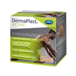 DERMAPLAST Aktif Kinesiyoloji Bandı 5 cmx5 m bej, 1 adet