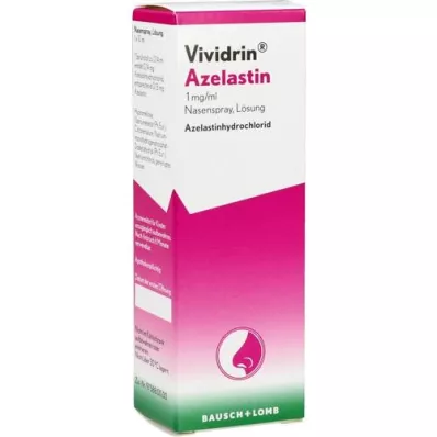 VIVIDRIN Azelastin 1 mg/ml burun spreyi çözeltisi, 10 ml