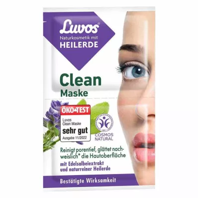 LUVOS Şifalı kil temiz maske doğal kozmetik, 2X7,5 ml