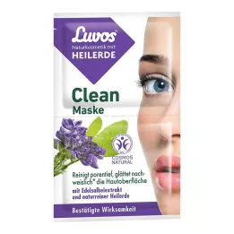 LUVOS Şifalı kil temiz maske doğal kozmetik, 2X7,5 ml
