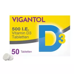VIGANTOL 500 I.U. Vitamin D3 Tablet, 50 Kapsül