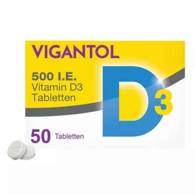 VIGANTOL 500 I.U. Vitamin D3 Tablet, 50 Kapsül