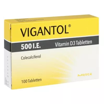 VIGANTOL 500 I.U. Vitamin D3 Tablet, 100 Kapsül