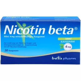 NICOTIN beta Mint 4 mg etken madde içeren sakız, 30 adet