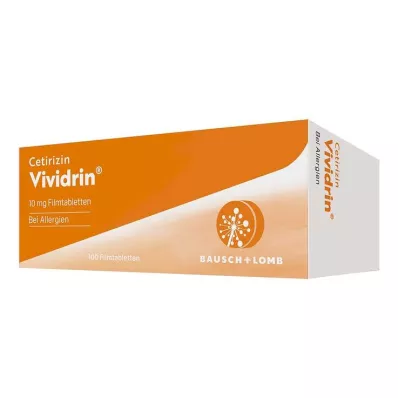 CETIRIZIN Vividrin 10 mg film kaplı tablet, 100 adet