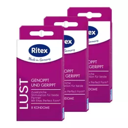 RITEX Şehvet prezervatifi paketi, 24 adet