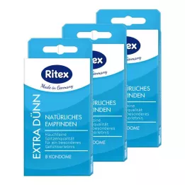 RITEX Ekstra ince prezervatif paketi, 24 adet