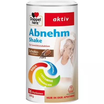 DOPPELHERZ Slimming shake çikolata tozu, 500 g