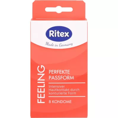 RITEX Hissedilebilir prezervatif, 8 adet