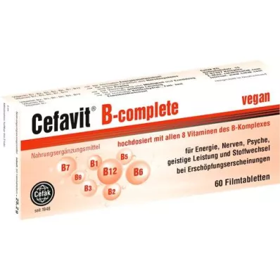 CEFAVIT B-complete film kaplı tabletler, 60 adet