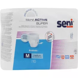 SENI Active Super inkontinans külot tek kullanımlık M, 10 adet