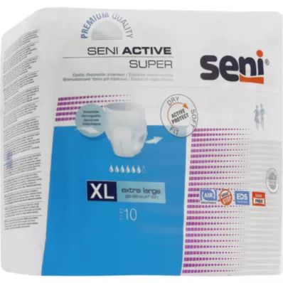 SENI Active Süper İnkontinans Külot Tek Kullanımlık XL, 10 adet