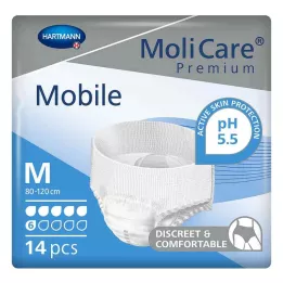 MOLICARE Premium Mobile 6 damla M beden, 14 adet