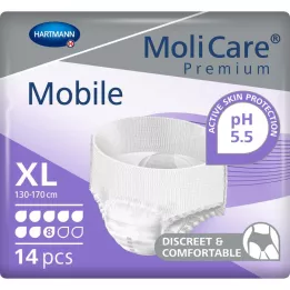 MOLICARE Premium Mobile 8 damla XL beden, 14 adet