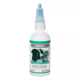 EPIBAC köpekler/kediler için alkalin kulak temizleyici solüsyon, 100 ml